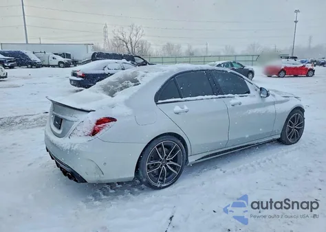 2020 Mercedes-Benz C 43 Amg z USA, uszkodzony, nr VIN W1KWF6EB9LR581168